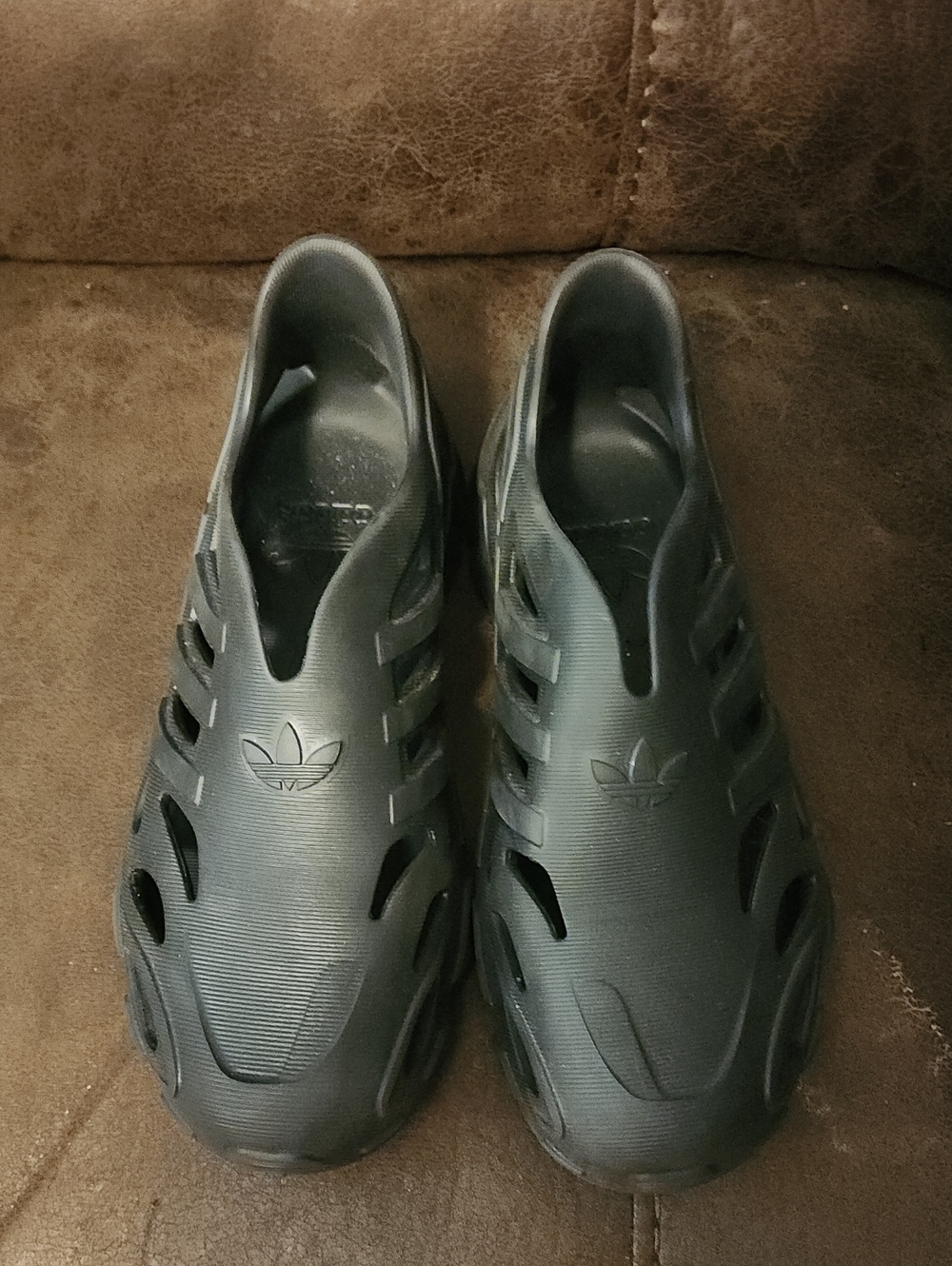 adidas Black Vented Slip-On Water Clog